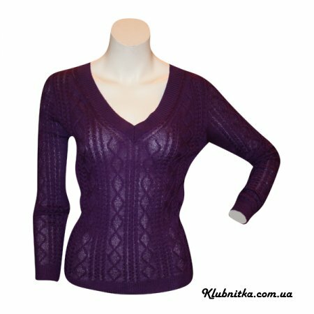 Фиолетовый свитер