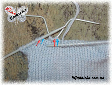 Вязание реглана спицами - убавление петель для реглана способом "косичка"